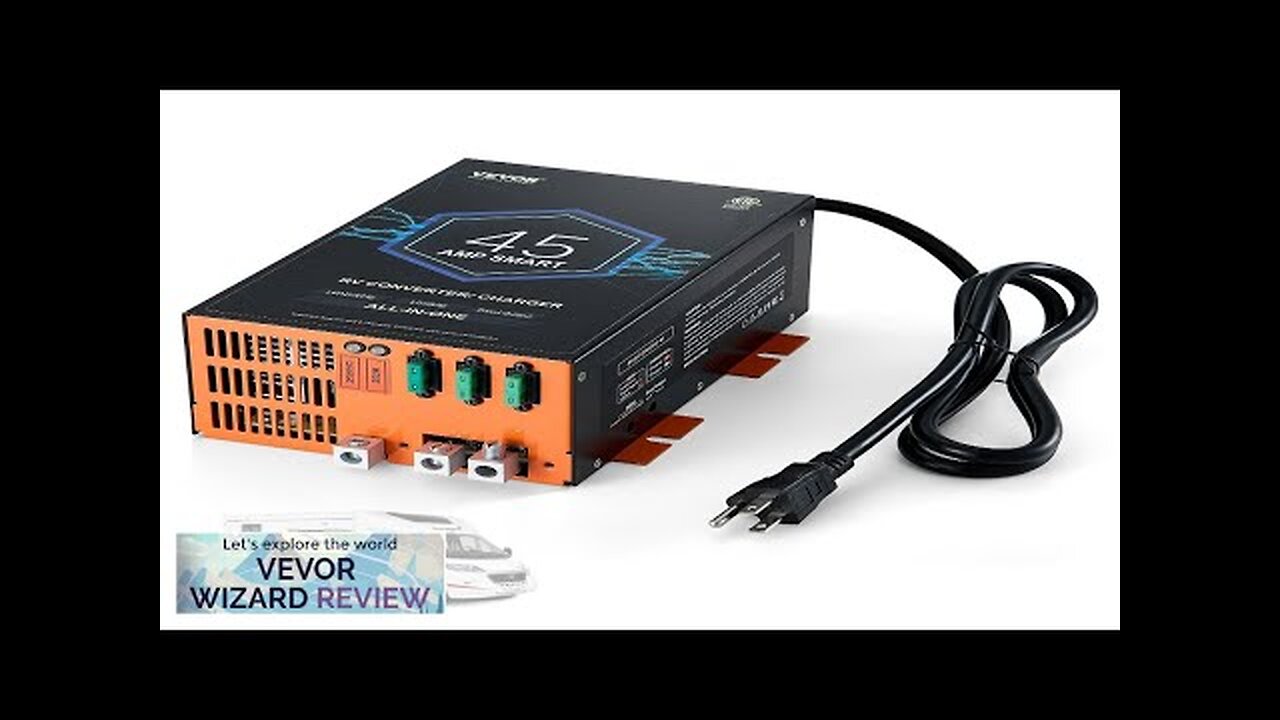Set Power Rv45 VEVOR RV Converter 45 Amp 110V AC to 12V DC RV Power Review