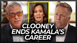 Host Goes Silent as George Clooney Trashes Kamala Harris