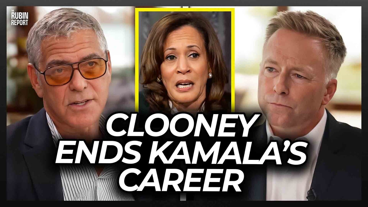 Host Goes Silent as George Clooney Trashes Kamala Harris