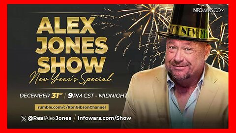 ALEX JONES [FULL] Thursday 1/1/26 • New Year’s With Alex Jones & An Incredible Lineup of Guests