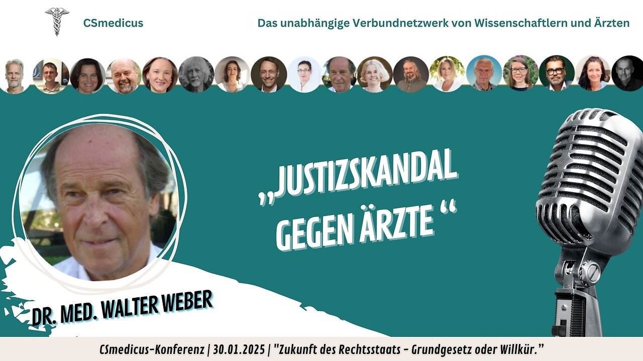 "Justizskandal gegen Ärzte!" | Dr. med. Walter Weber | 30.01.2025