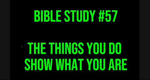 Good Evening 🪴 Bible Study #57 📖 The Things You Do Show What You Are #ASL #deaf #signlanguage