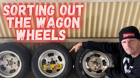 SANDING and POLISHING MAG WHEELS - HJ WAGON BEATER BUILD EP 11