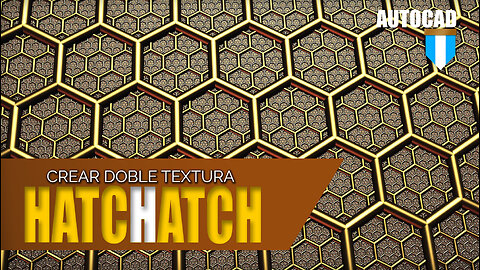 Doble textura, doble HATCH en #AutoCAD