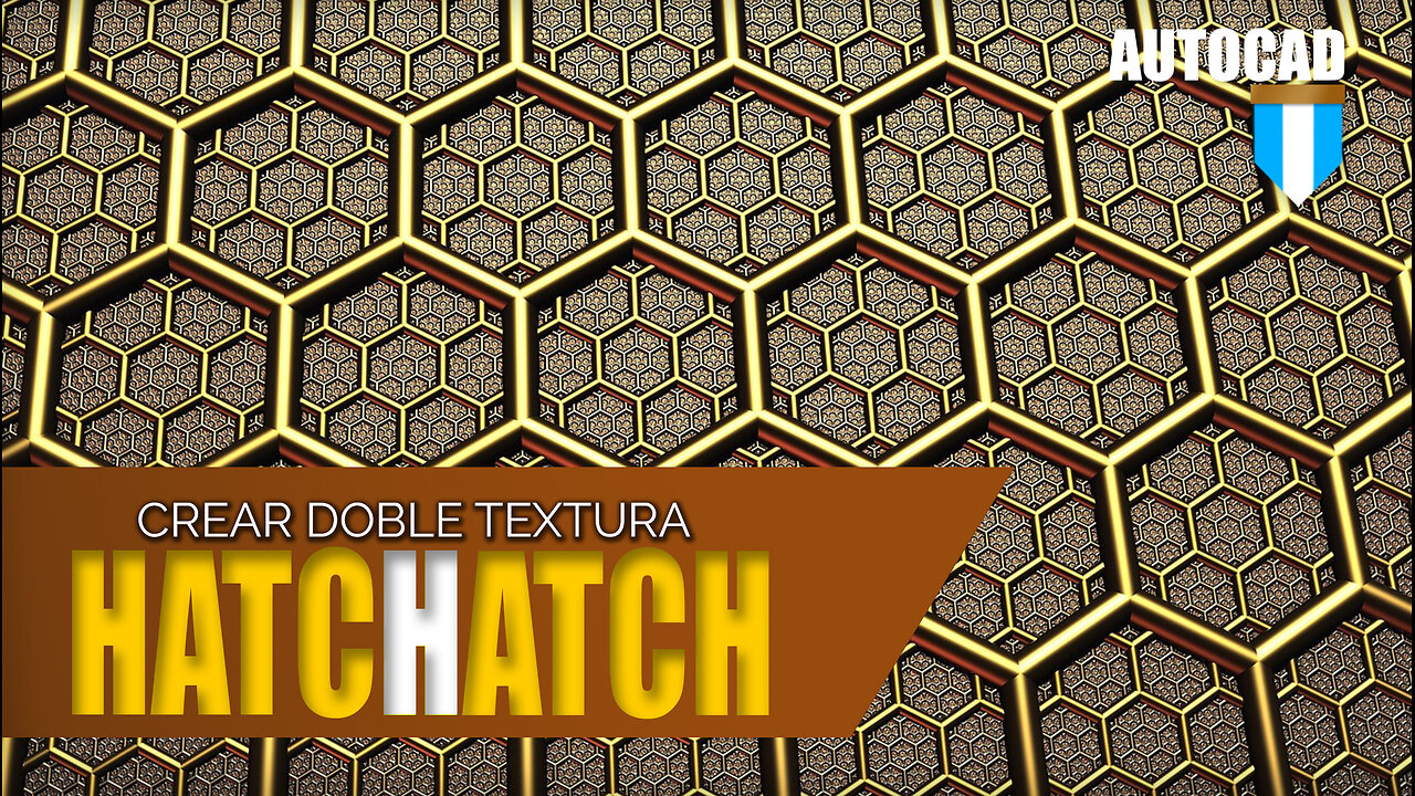 Doble textura, doble HATCH en #AutoCAD
