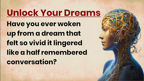 Unlock Your Dreams | Unlocking Your Subconscious Potential | A Guide to Your Inner World