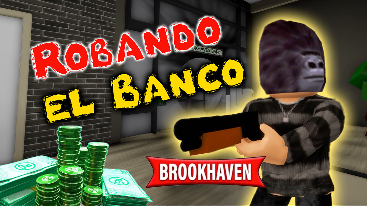 ¿Lograremos escapar? El Robo más épico en el Banco de Brookhaven | Roblox