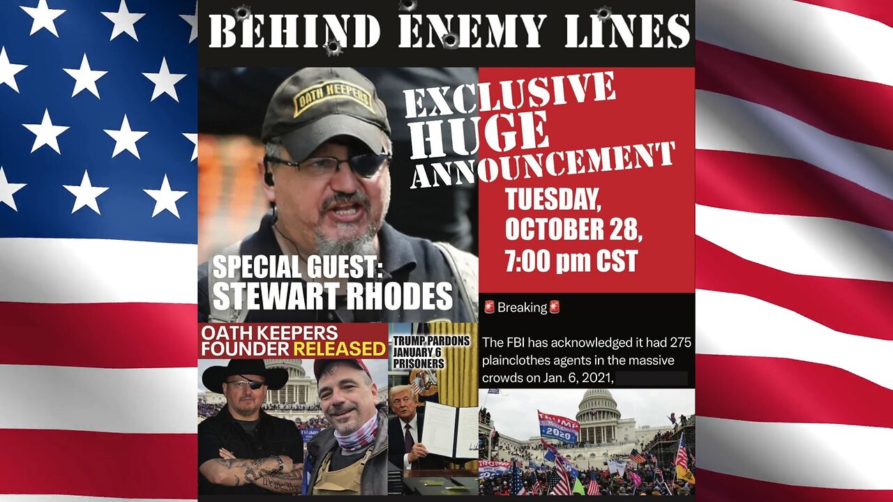 Huge Exclusive Announcement W/ Stewart Rhodes