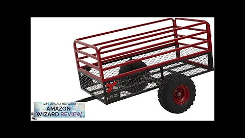 YUTRAX® HC1750 Trailer Heavy-Duty Trailer 1750 lb. Load Capacity Heavy-Duty Steel Review