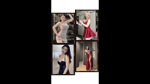 Beautiful Asian girl dancing extremely attractive attracts viewers