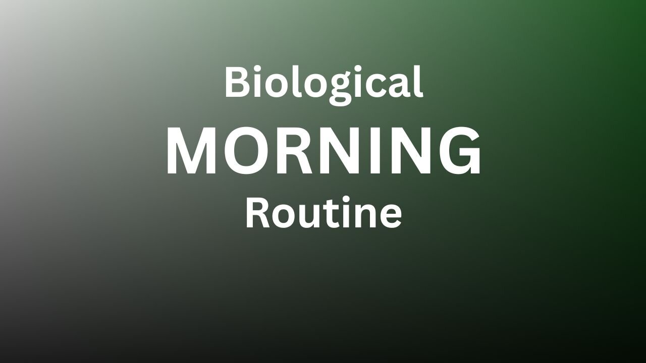 The Ultimate Morning Routine for Energy, Focus & Peak Performance ☀️⚡