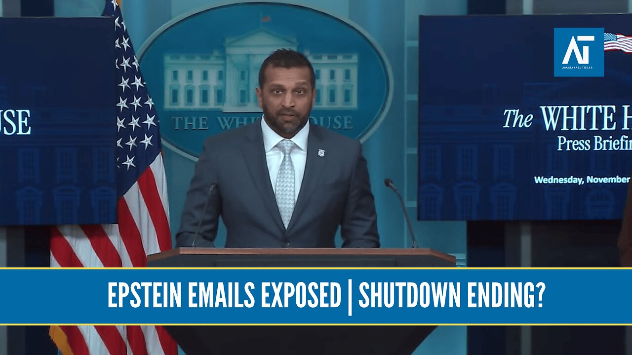 Epstein Emails & 43-Day Shutdown: What Karoline Leavitt Revealed | US Politics | Amaravati Today