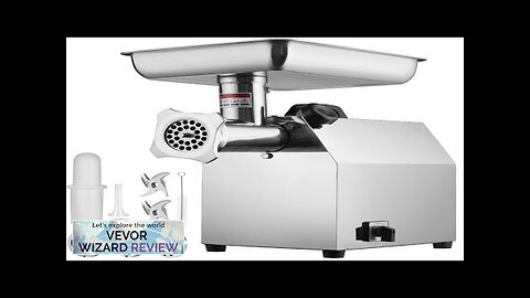 VEVOR Electric Meat Grinder 396 Lb/H Capacity 1100W (4600W MAX) Industrial Meat Review