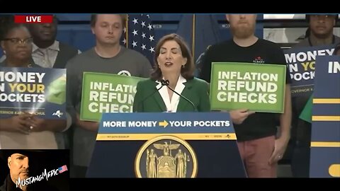 BREAKING NEWS:📣 Democrat Governor Kathy Hochul gives you $200 out of the kindness of her heart.