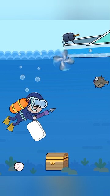 Tragedy Strikes as Oxygen Runs Out Underwater #shorts