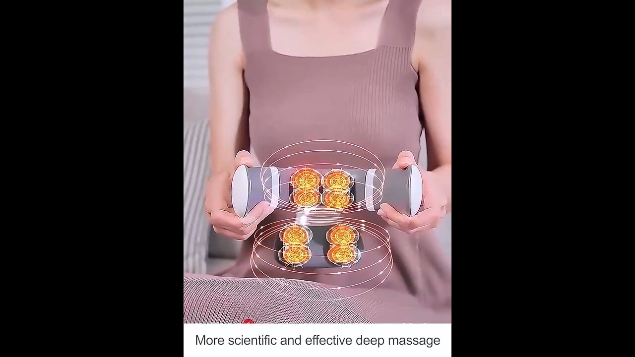 Vibration Neck Masssger Rechargeable Low Frequency Pulse Cervical Massager