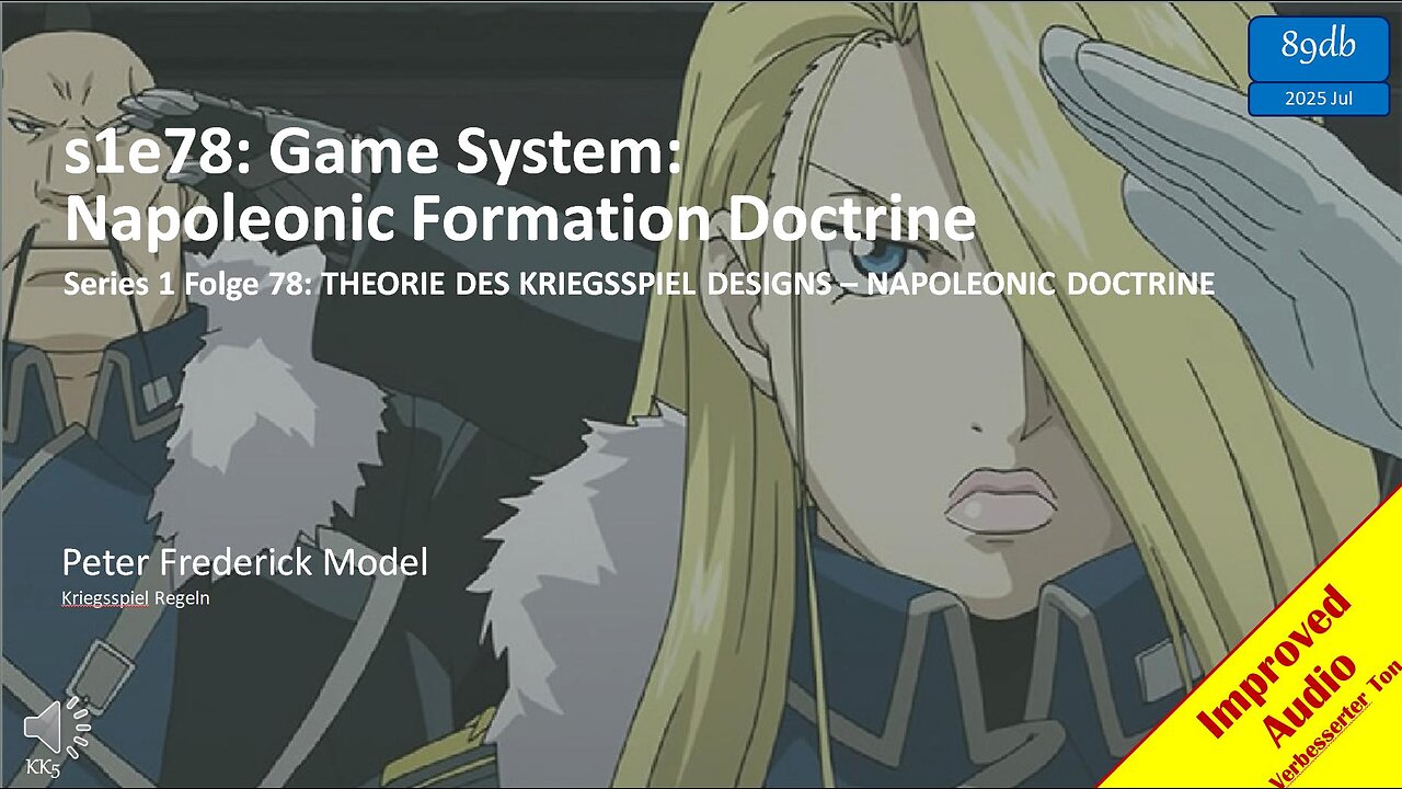 s1e78: Game System: Napoleonic Formation Doctrine