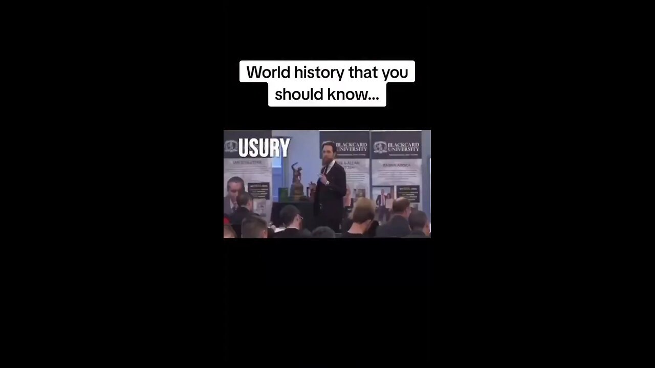 History Lesson On Usuary