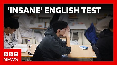 South Korea exam chief quits over 'insane' English test | BBC News