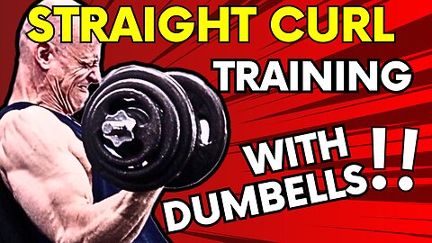 Straight Curl - HEAVY TRAINING with dumbbells | Rosca Direta - TREINO PESADO com halteres | Curl Directo - ENTRENAMIENTO PESADO con mancuernas