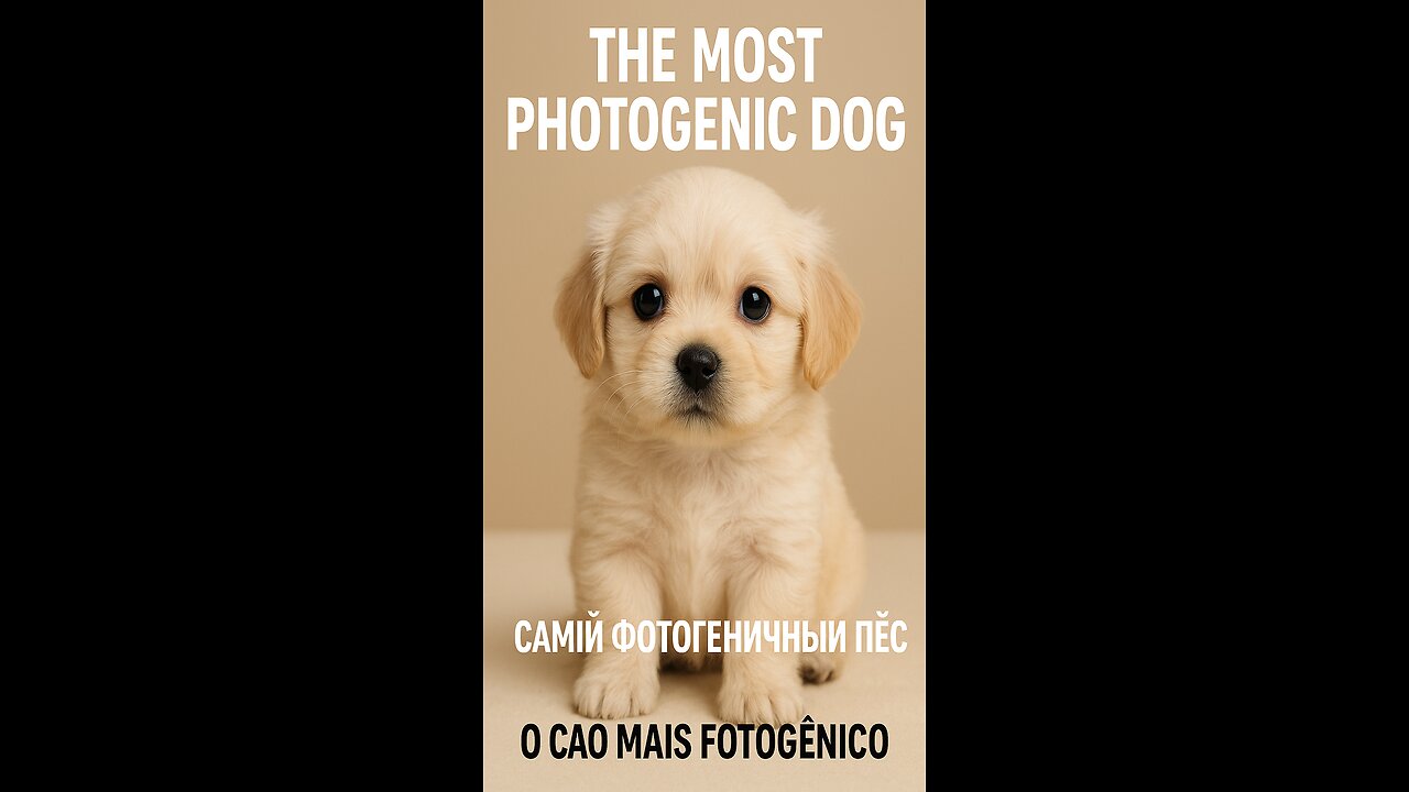 📸 The most photogenic puppy in the world! 🐶✨