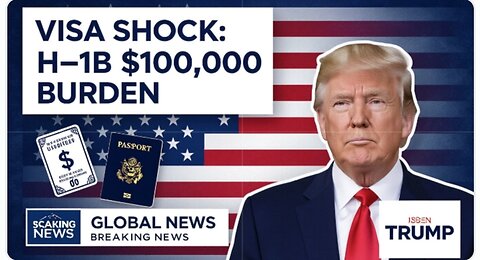 Trump’s $100K H-1B Visa Shock: How America’s Immigration System Is Changing#H1BVisa #TrumpPolicy