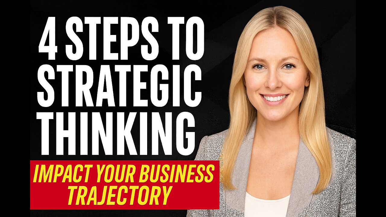 4 Steps to Strategic Thinking: Impact Your Business Trajectory