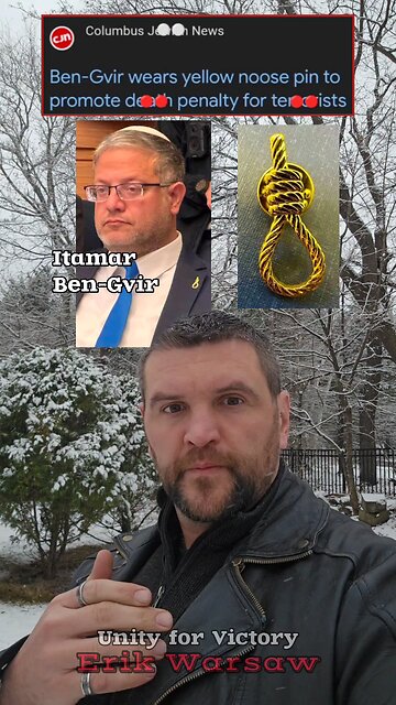 Israeli Politicians Wear Golden Noose Pin