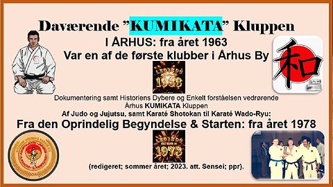 Film & Fortælling Danmarks 1. Japansk Wadoryu Karaté Kumikata Klub Århus 10.01.2026