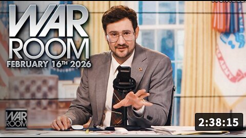 2 16 26 WAR ROOM Massie Blasts DOJ For Still Withholding Epstein Documents