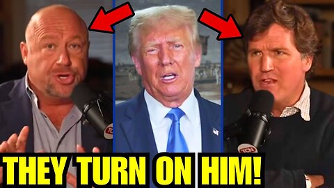 SHOCK: Tucker Carlson, Alex Jones BURN BRIDGE with Trump