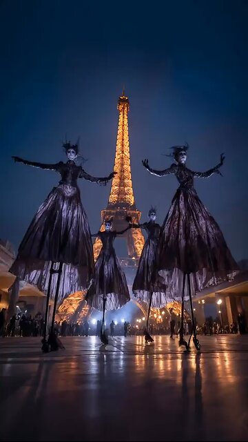 🇫🇷This is how Halloween was celebrated in Paris.