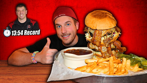 Chasing Randy Santel's 14 Minute Burger Challenge Record!