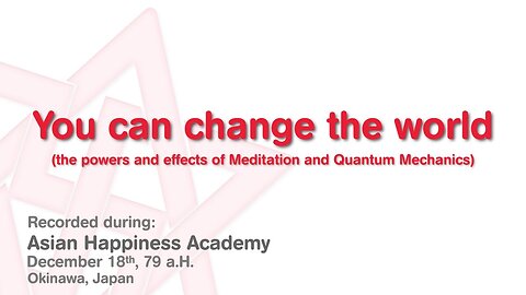 Maitreya Rael: You can change the World (79-12-18) - H.A.79 part 9 of 10