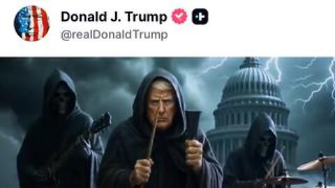 Donald Trump Posted This to His Truth Social Account - Don't Fear the Reaper?