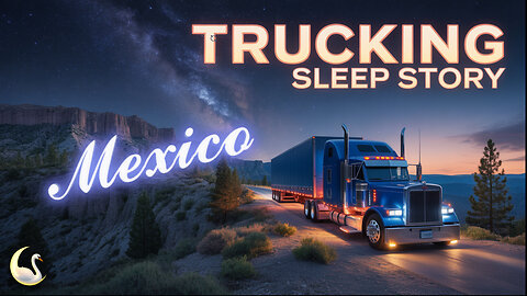 🚛 The Dreamy Long Haul through Mexico | 🌙 Sleep Story | 😴 For Deep Rest