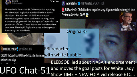 UFO Chat with Paul -51 Bledsoe Lied about NASA Endorsement & more! + JetPackMan +UAP vids analyzed