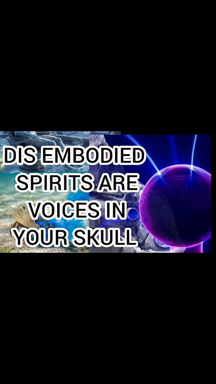 DIS EMBODIED SPIRITS ARE VOICES IN YOUR SKULL.. PRINCIPALITIES OF THE AIR SHARE LIKE COMMENT