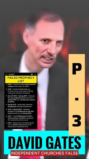 @davidgates!! 2031 It’s over!! Another Fasle prophecy#7!! ￼