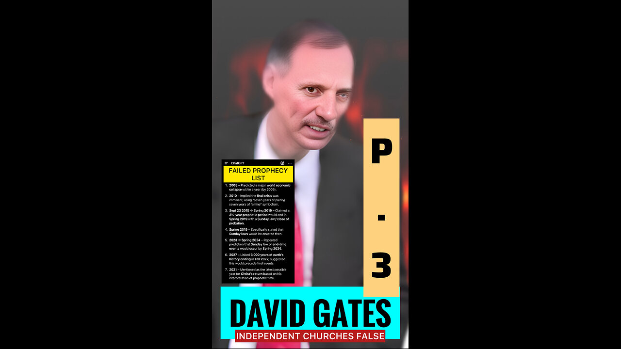 @davidgates!! 2031 It’s over!! Another Fasle prophecy#7!! 