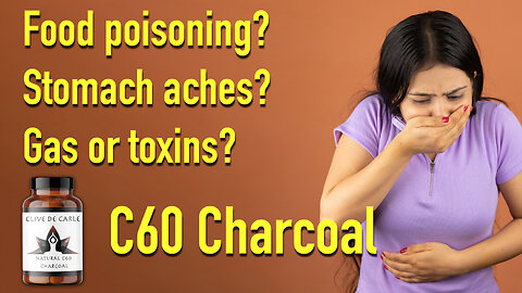 Stomach issues, food poisoning, toxins, gas? C60 Charcoal to the rescue!