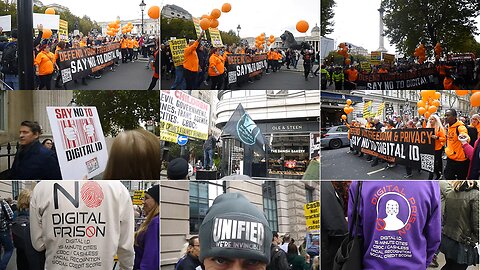 LONDON7 NO to DIGITAL ID, 15 MIN CITIES, CBDC/CASHLESS, FACIAL RECOGNITION. UNIFIED WE’RE INVINCIBLE