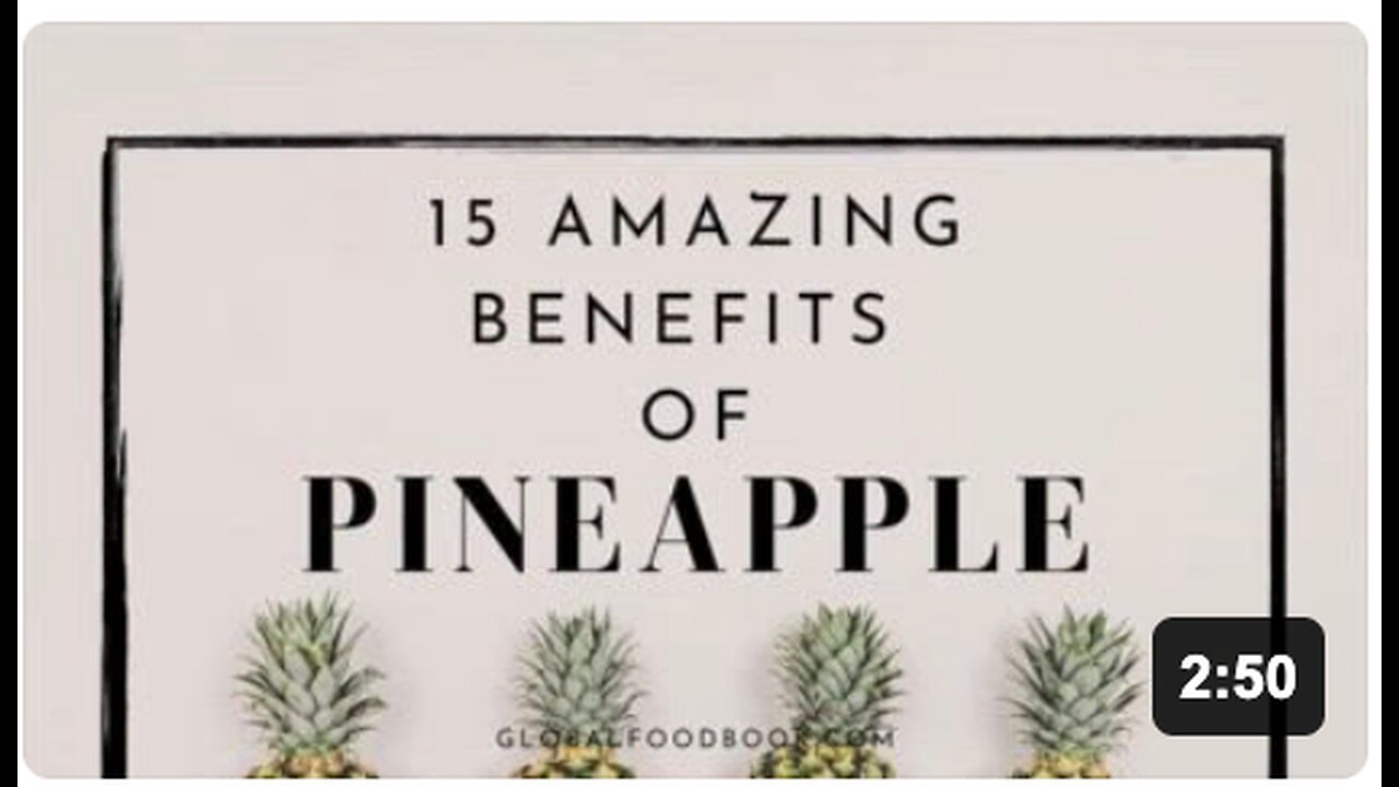 15 AMAZING BENEFITS OF PINEAPPLE