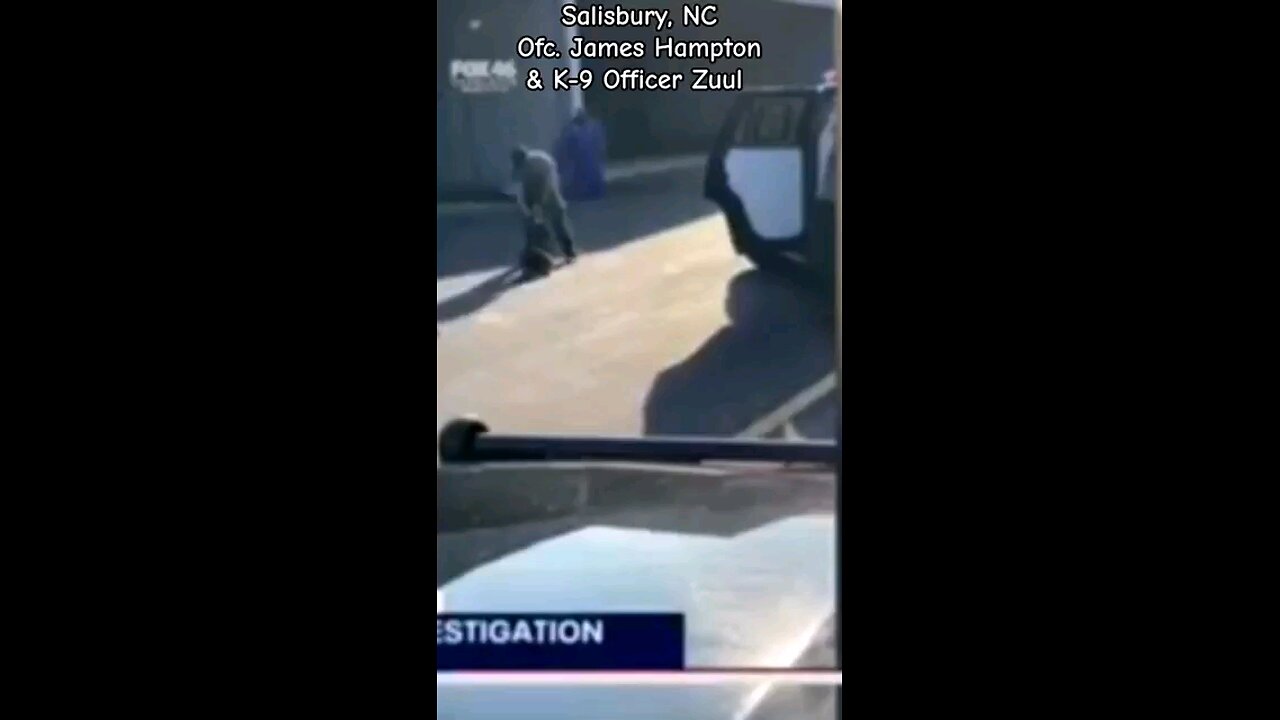 Salisbury NC Officer James Hampton was caught on video abusing his K-9 Will not face any charges