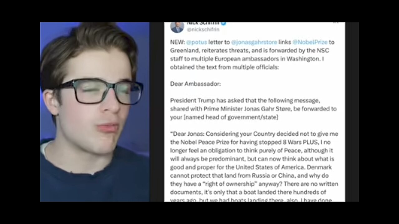 TRUMP'S THREATENING LETTER