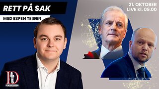 Støres nye løgner: Nekter å møte i Stortinget | Rett på sak 21. oktober