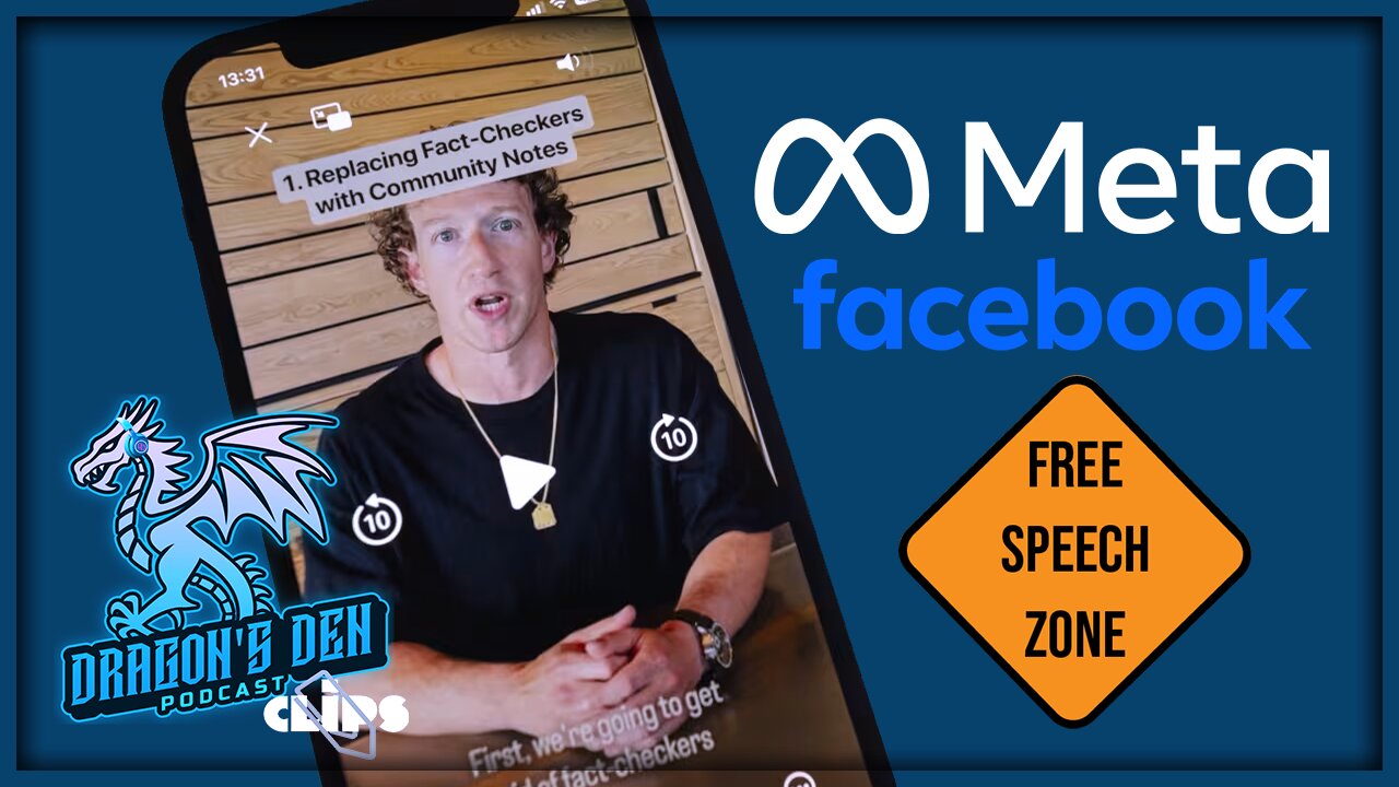 Mark Zuckerberg Brings Free Speech Back to Facebook | DD Pod CLIPS