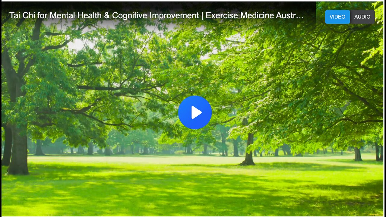 Tai Chi for Mental Health & Cognitive Improvement | Exercise Medicine Australia