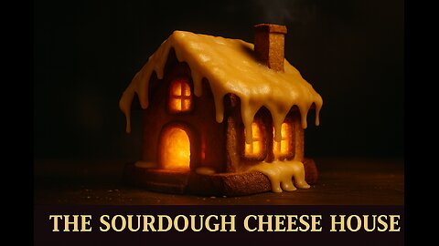 🏠 The Sourdough Cheese House Melted Fantasy in Golden Light