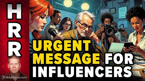 Mike Adams special message to alternative media writers, influencers and publishers